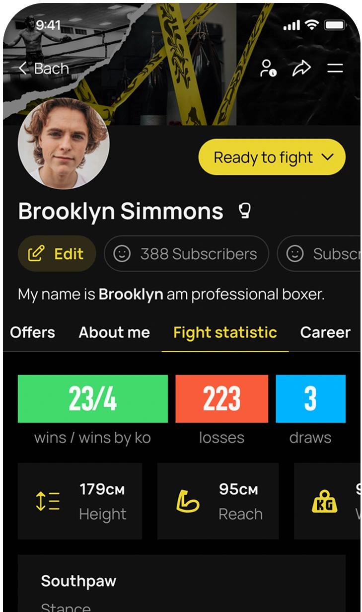 03. Fill out your profile