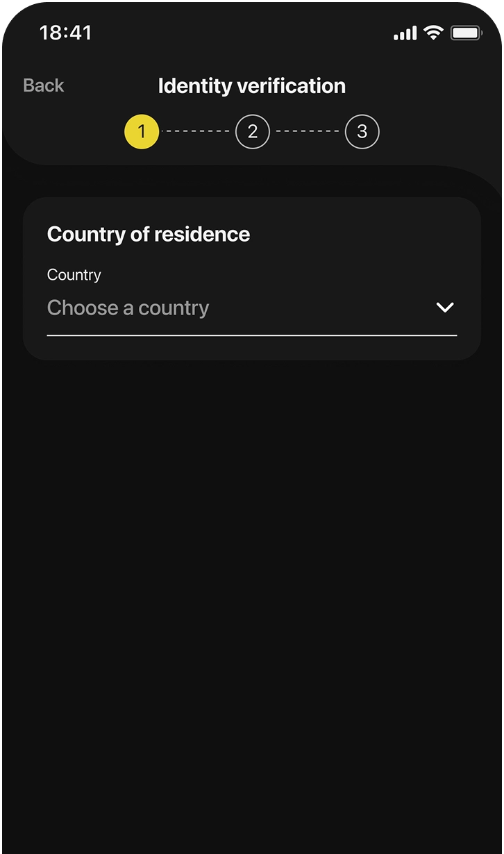 02. Verify your identity